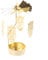 URFEDA Eule Teelicht Karussell Glas Teelichthalter Gold Teelichtglas Rotierender Kerzenhalter Eisen Metall Kerzenständer für Valentinstag Deko Geschenk Hochzeit Dekoration Wohnzimmer Tischdeko