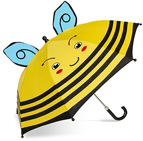 ShedRain Kids Umbrella for Girls & Boys - Pinch-Proof, Easy Grip Handle, Compact Children's School & Travel Umbrella