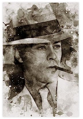 ETOMEY Alain Delon Poster 2 Leinwand Poster Schlafzimmer Dekor Sport Landschaft Büro Zimmer Dekor Geschenk ungerahmt 30 x 45 cm