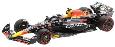 Minichamps 417230101 - Red Bul Racing RB19 Max Verstappen Winner Bahrain GP World Champion 2023 - Maßstab 1/43 - Modellauto