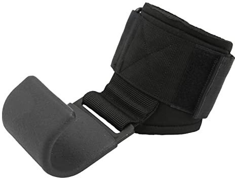 Gavigain Weight Lifting Hooks,Heavy Duty Lifting Wrist Straps Weightlifting Grips Straps Gloves Wrist Support for Gym Workout (Black)