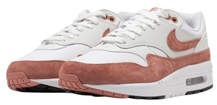 Nike Damen W Air Max 1 '87 Sneaker, White Canyon Pink Summit White Black, 37.5 EU