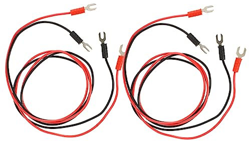 FUNOMOCYA 4stücke U-förmige Testverbindungskabel Für Phonographen Isolierte Messleitungen Für Multimeter Erdungs Und Prüfkabel Für Plattenspieler Und Schallplatten