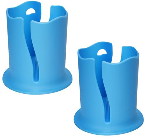 EHOTER Paddle Board Cup Holder, Universal Kayak Drink Holder Multifunctional Anti-Toppling Paddleboard Cup Holder Surfboard Water Bottle Holder for Outdoor Fishing Boat Kayak Accessories (Blue*2)