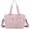 YALIZHNA Damen Tote Bag Wasserbeständige Nylon Handtaschen Multi Fach Crossbody Schultertaschen (Lila)