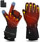 Heated Gloves for Men Women Rechargeable Winter Gloves with 2Packs 7.4V 2700mAh Battery,Waterproof Thermal Warm for Cold Winter with Auto Sensor Switch for Skiing,Cycling,Hunting