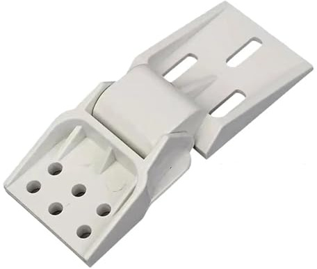 BSAXITHZB Cerniera for congelatore Verticale bilanciata for Piccola Porta del congelatore in plastica for Frigorifero, Adatta for mobili da Cucina e congelatore Verticale(6 Holes)
