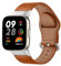 MiRowy Correas Compatible con Xiaomi Redmi Watch 3, de Cuero de Repuesto Correa Hebilla de Acero Inoxidable Correas para Xiaomi Redmi Watch 3, Marrón