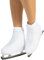 CALZITALY Skates Cover, Rollschuhe und Schlittschuhe Überzieher, Hautfarbe, Karamell, Schwarz, Schuhgröße 28-42, 70 DEN, Made in Italy (33-37, Weiß)