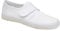 Boys Girls School Pumps PE Gym Black/White Plimsolls Trainers Adult Lace Dance Ballet Plain Plimsoles - Non Marking Sole