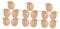 Tofficu 3sets Painted Fake Apples Apple Corer Painting Plain Apple Unusual Ornaments for The Home Fruit Ornament Artificial Small Ornaments for Shelves Apple 5pcs*3
