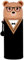 QRKPVHD Astuccio 2 In 1 Morbido Silicone Kawaii Astuccio, Portamatite, Astuccio Scuola Animali, Portapenne Da Animale, Colore Animale Gadget, Cancelleria (Orso della maturità)