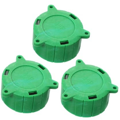 Garneck 3 Piezas Tapa protectora del enchufe tapón de protección del enchufe cubierta de gancho de remolque enchufe del gancho del remolque cubierta del conector el plastico Verde
