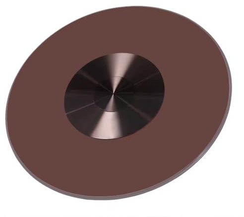 PP-Vic Plateau Tournant En Verre Trempé Lazy Susan, Plateau Tournant Central De Table De 8 Mm D'épaisseur, Avec Système D'assistance À La Rotation, Plateau De Service Rond,70cm/27in