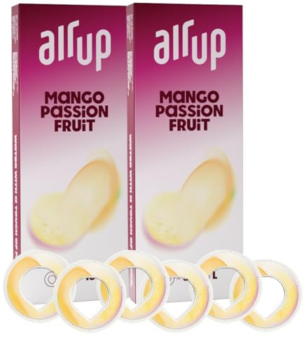 air up Mango-Passionfruit Multipack | 6x Pods | Tasting Set Flavour Pods for 30 litres of sugar-free | For original air up bottle