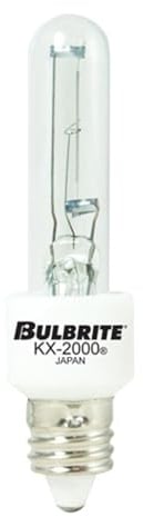 Bulbrite KX20CL/MC Mini-Candelabra Screw Base (E11) Light_Bulb, 20 Watt, Clear
