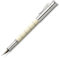 Graf von Faber-Castell 145670 Füllfederhalter Classic Anello Elfenbein, Feder M, weiß