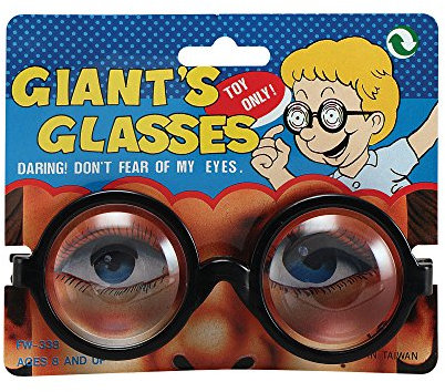 Bristol Novelty GJ231 Lunettes de Géant, Blague de fête