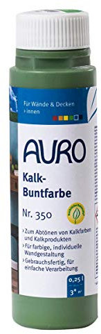 AURO Kalk-Buntfarbe Grün 0,25 L