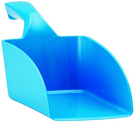 Vikan - Hygiène - Pelle à Main - Droite - Polypropylène - Bleu - 0,5 L