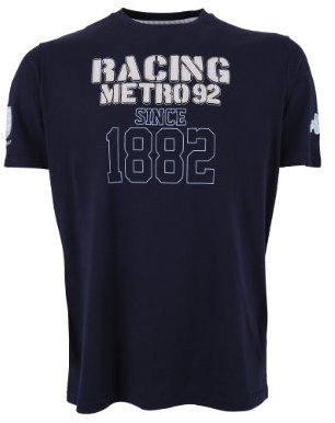T-Shirt RACING Metro 92 – Offizielle Kollektion Kappa – Rugby Top 14 – Größe Kinder Jungen 110 Blau - blau