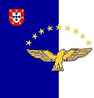 U24 Fahne Flagge Azoren Bootsflagge Premiumqualität 20 x 30 cm