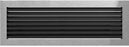 Rejilla de ventilación KRATKI Rejilla de Chimenea Fresca 17cm x 49cm Cerrada