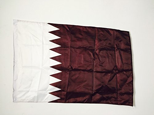 AZ FLAG Bandiera Qatar 90x60cm - Bandiera QATARIOTA 60 x 90 cm Foro per Asta