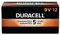 Duracell - Pilas alcalinas con tecnología Duralock Power Preserve (9 V, 12 unidades)