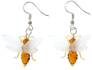 Fliegende Ameise Biene Ohrringe Miniblings Tier Insekt Honig Flügeltier | Ohrschmuck, sorgfältig in Berlin gefertigt, mit Hänger, in kleiner Serie hergestellt