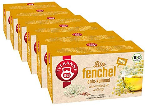 Teekanne Bio Fenchel Anis-K?mmel, 6er Pack
