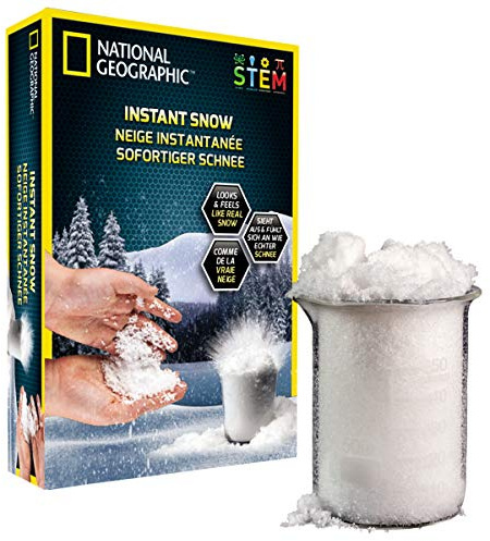 National Geographic Esploratore – Esperimento sulla Neve istantanea – Gioco educativo e scientifico – STEM – JM02767, Sofortschnee-Experiment