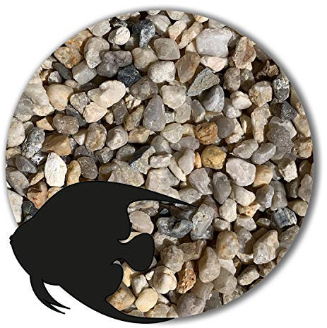 Anbobo Müller GmbH - Aquarium Sand/Aquarium Kies - 25 KG - 4,0-8,0mm - Natur - Deutsche Premiumqualität