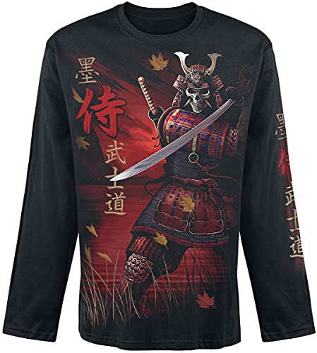 Spiral - Samurai - Longsleeve T-Shirt Schwarz - XXL