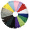 DOITEM 15 Farben Nylon Unsichtbar Reißverschlüsse, 55cm lang, 2.3cm breit für Kleidung Tasche Mäppchen Kissenbezug, 45 Stück