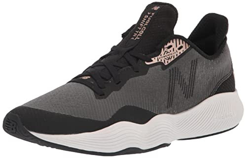 New Balance Women's FuelCell Shift Tr V1 Cross Trainer, Black/Rose Gold Metallic, 7 UK