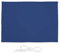 Relaxdays Sonnensegel rechteckig, 4,5 x 5,5 m, wasserabweisend, UV-Schutz, mit Spannseilen, Schattenspender, dunkelblau