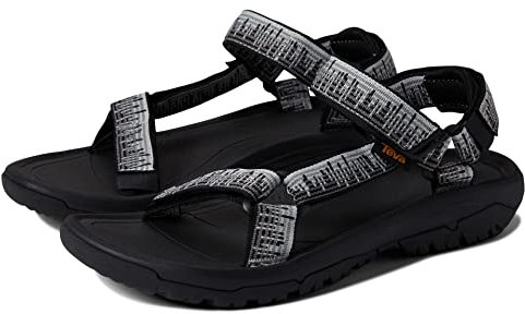Teva Hurricane Xlt2 Herren-Sandalen mit EVA-Schaum-Zwischensohle und robuster Durabrasion-Gummi-Außensohle, Atmosphere Schwarz/Grau, 39.5 EU