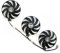 Ventilateur de refroidissement pour carte graphique T129215SU pour ASUS ROG RTX2060 2070S 2080ti RX5700XT Pièce de rechange (ventilateur gauche + milieu + droit)