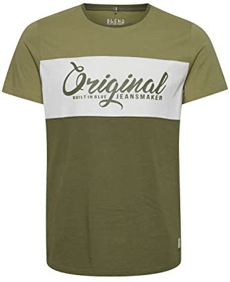 Blend BHNero Herren T-Shirt, S, Four Leaf Clover (180420)