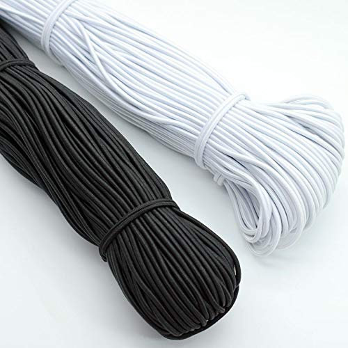 Elastic Cord (Black, 2.5mm)