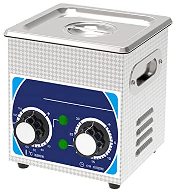 1.2L Ultrasonic Cleaner,Ultrasonic Parts Cleaner with Timer and Heater,304 Stainless Steel Tank, Sonic Cleaner Machine for Small Parts, Circuit Board, Dental Instrument (Size : 120W)