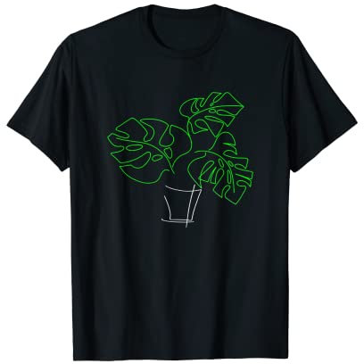 Monstera Hemd Pflanzenhemd Geschenk für Pflanzenliebhaber T-Shirt