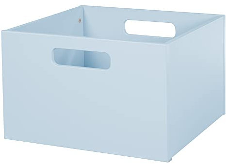 roba Aufbewahrungsbox für Kinder - Stauraum für Spielzeug - Aufbewahrungskiste für Kinderzimmer - Holz hellblau