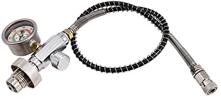 Qwertfeet Upgrade the charging adapter filling station of diving bottle with DIN 232/300 bar connection for PCP air refilling