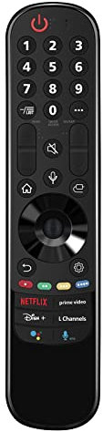 VINABTY MR21GA Magic Voice Remote Control Compatible with LG 2021 4K 8K UHD OLED QNED NanoCell Smart TV NANO99, NANO90, NANO85,NANO75 series, UP80, UP75 series,with Pointer and Voice Function