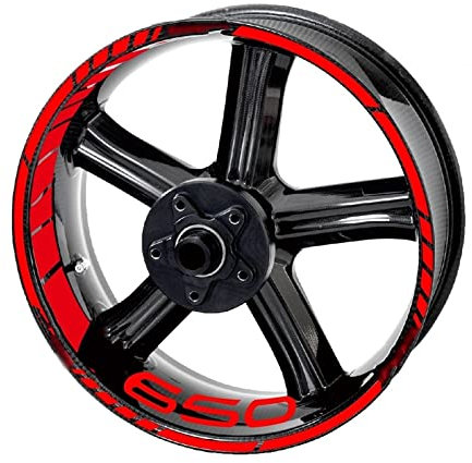 Felgenband Motorrad Innen- Und Außenradaufkleber Racing Rim Stripe Tape Decal Accessori Wasserdicht Für Kawasaki (Color : 13)