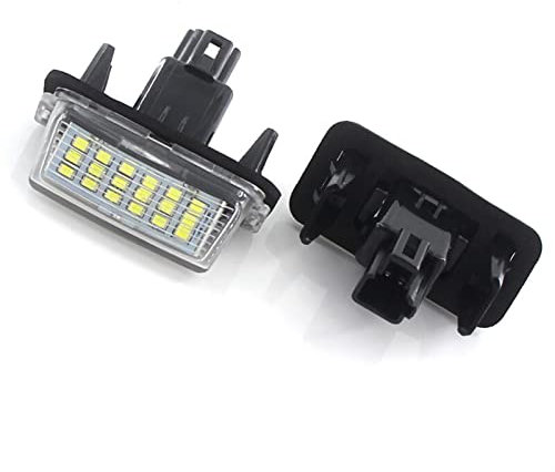 HOHMI 2PCS Error Free LED License Plate Light Fit For Toyota Avensis Yaris Ractis Camry Corolla Prius Verso S Vitz Levin Esquire Prius C