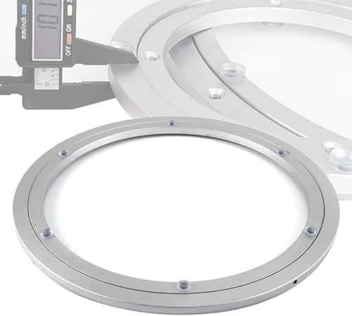 Drehplatte Schwerlast Tischplatte Tv Drehteller Tisch 200 300 400 500 600mm Rotating Food Turntable, Lazy Susan Aluminium Drehlager Drehscheibe, Lager Esstisch Rotierende Platte