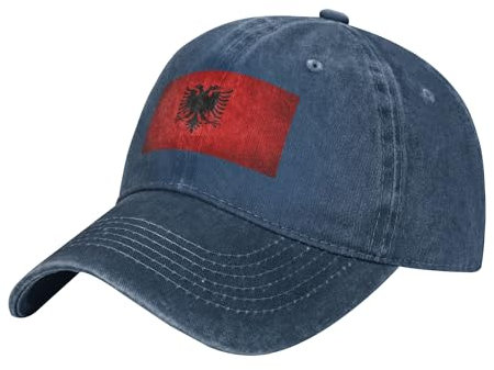 GQWJKSZ Albanien Baseball Cap Hut Snapback Cap für Männer Frauen Unisex Sommer Trucker Hut